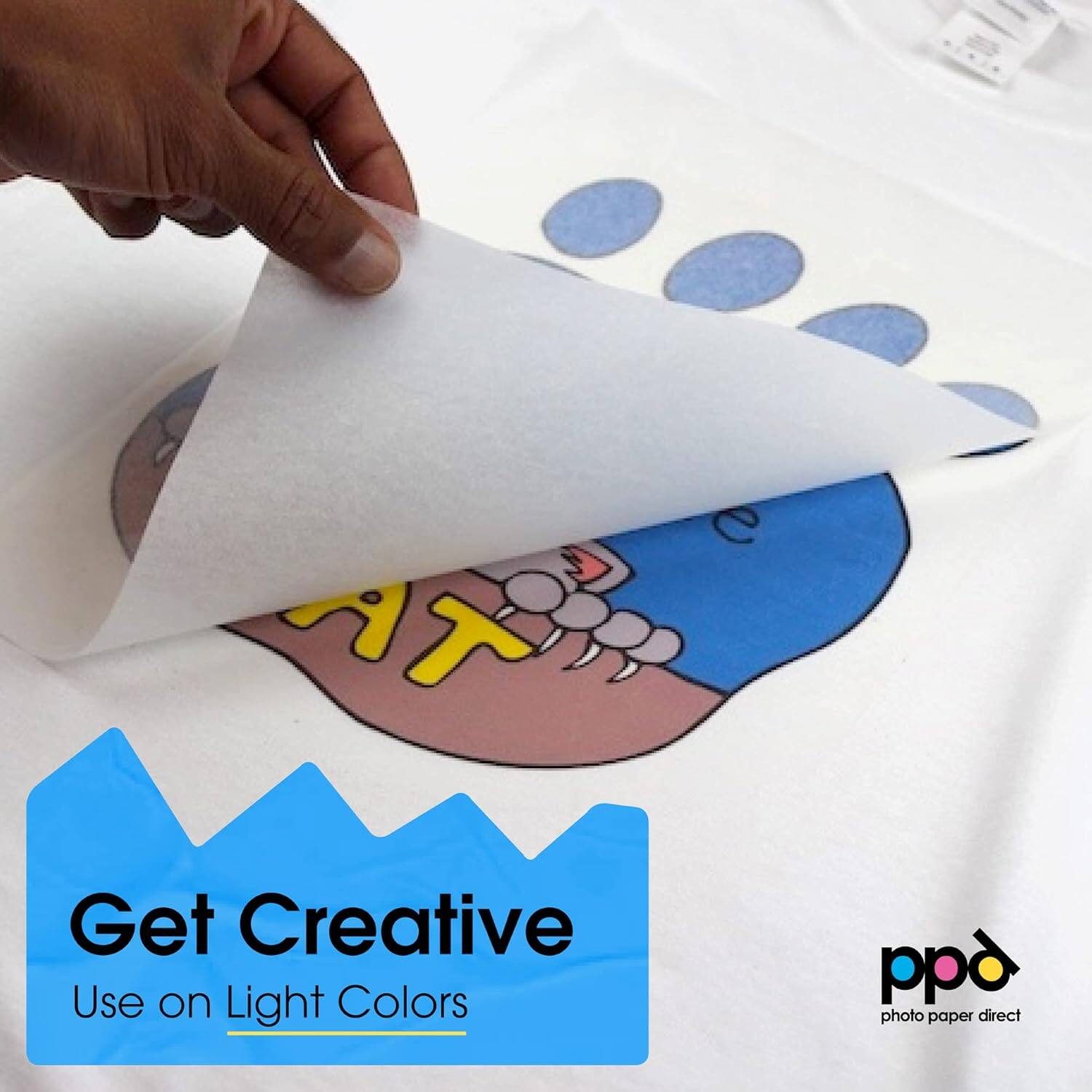 Get Creative
Use on Light Colors
ppd photo paper direct