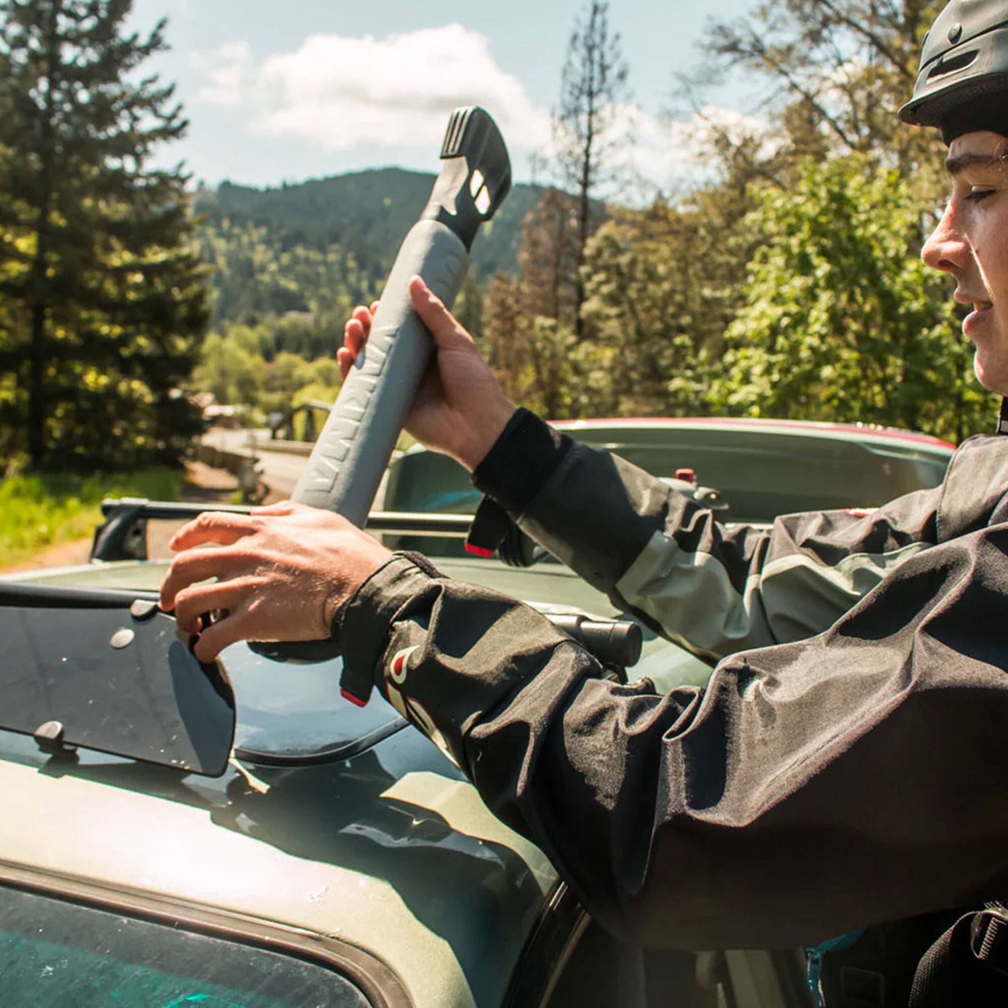 Alt View 7. Yakima - Yakima BigStack Foldable Steel Versatile Kayak Stacker Carries Up to 4 Boats - Gray.