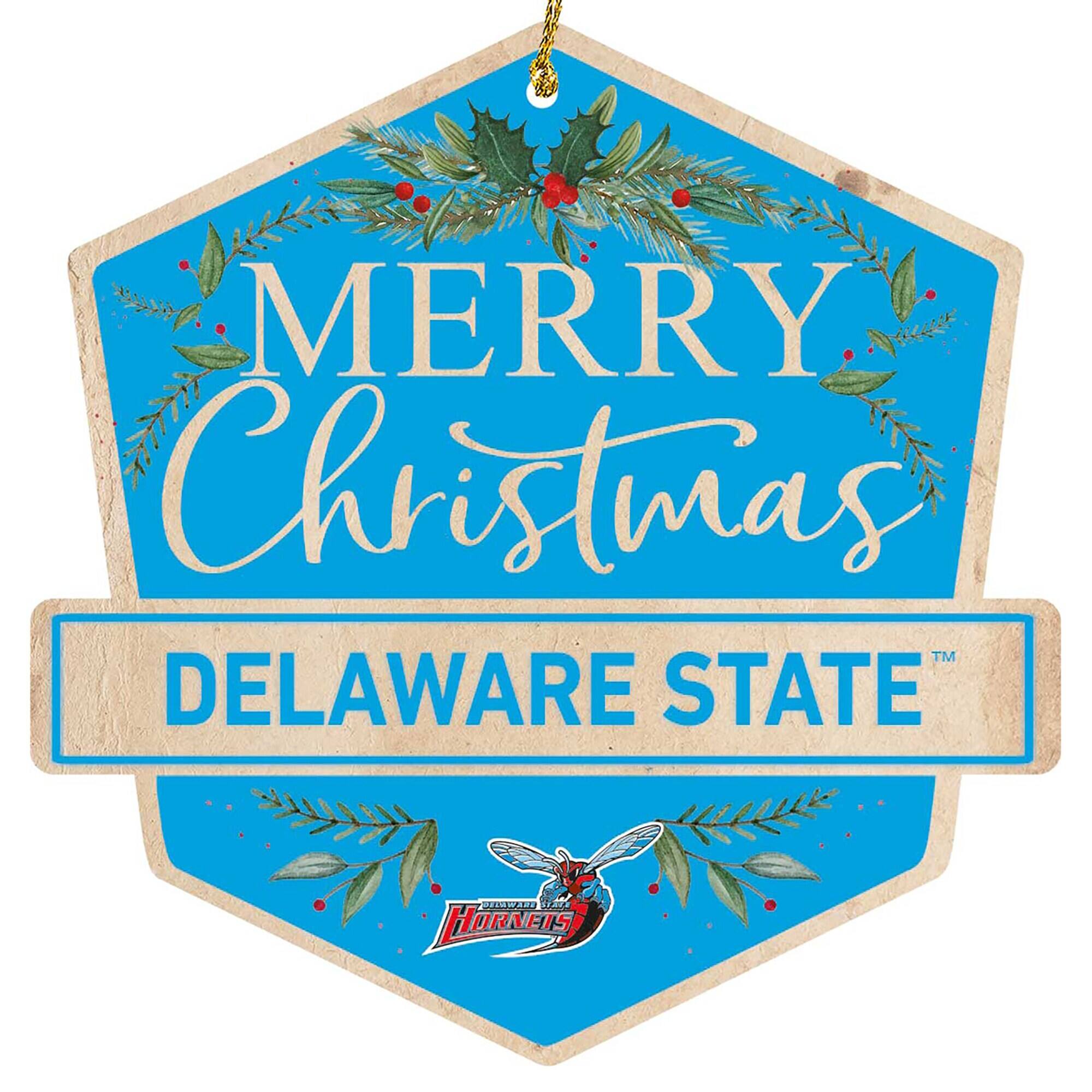 MERRY Christmas  
DELAWARE STATE  
HORNETS