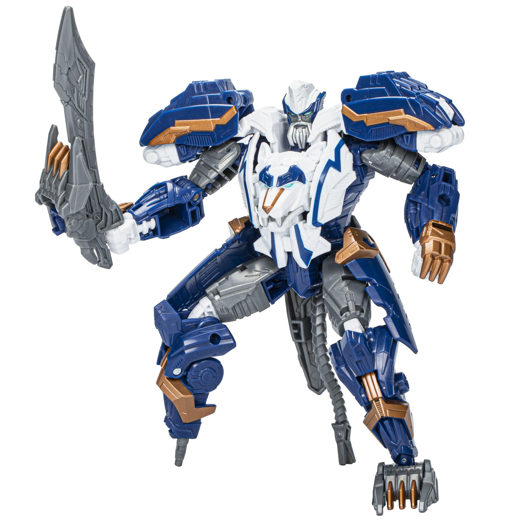 Front. Transformers - Transformers Legacy United Voyager Class Prime Universe Thundertron, 7-Inch - Multicolor.