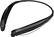Left. LG - TONE Pro Wireless In-Ear Behind-the-Neck Headphones - Black.