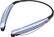 Left. LG - TONE Pro In-Ear Behind-The-Neck Mount Wireless Headphones - Powder Blue.