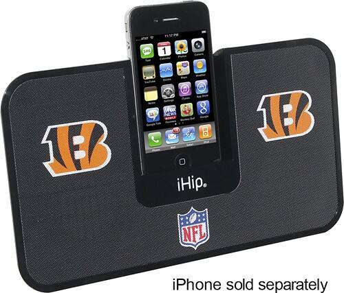 Angle Standard. iHip - Cincinnati Bengals iDock Speakers.