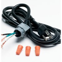 GE - Power Cord for built-in Dishwasher installation - Black - Front_Zoom