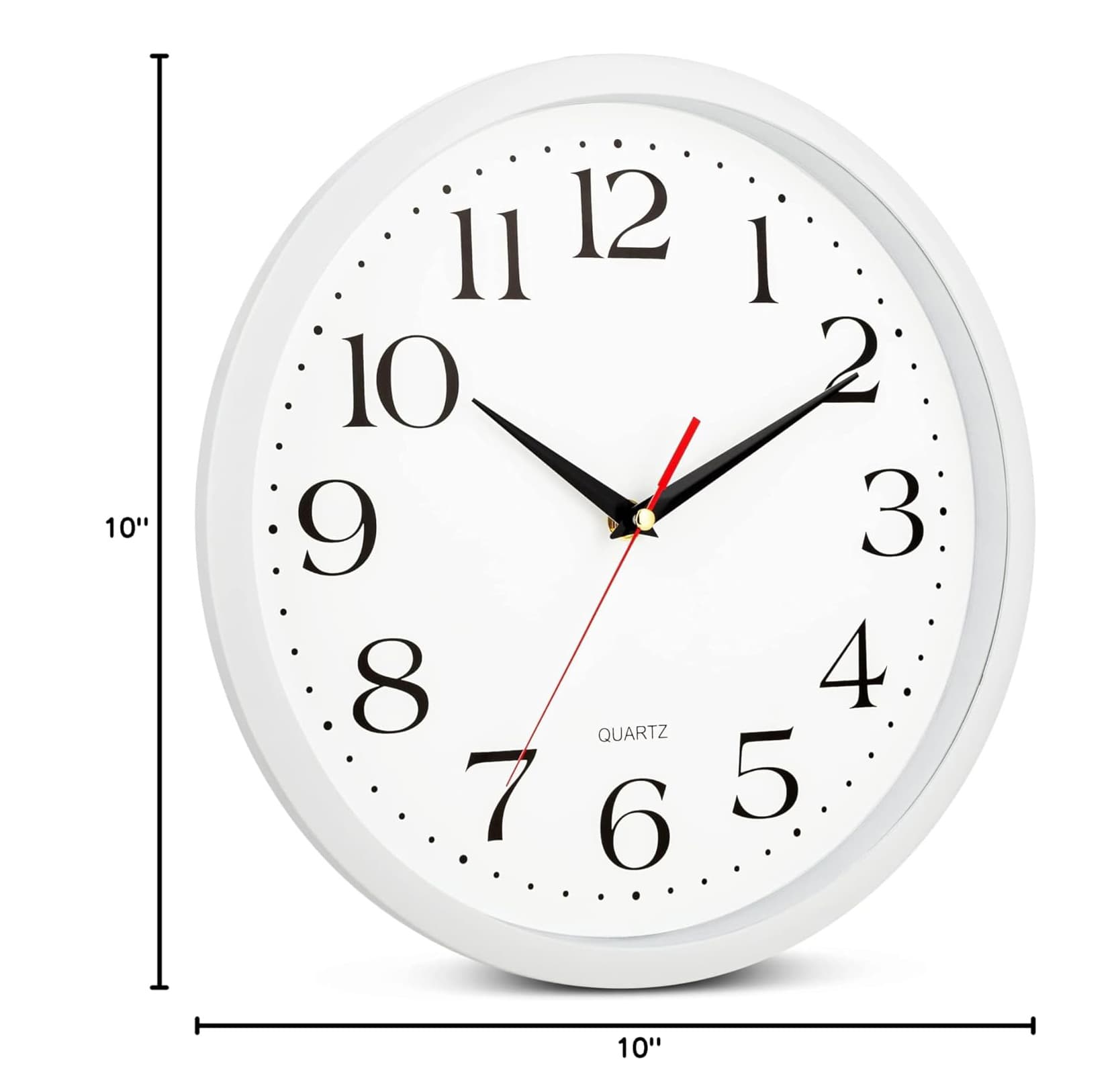 10" 11 12 1 10 2 9 3 8 4 QUARTZ 7 5 6 10"