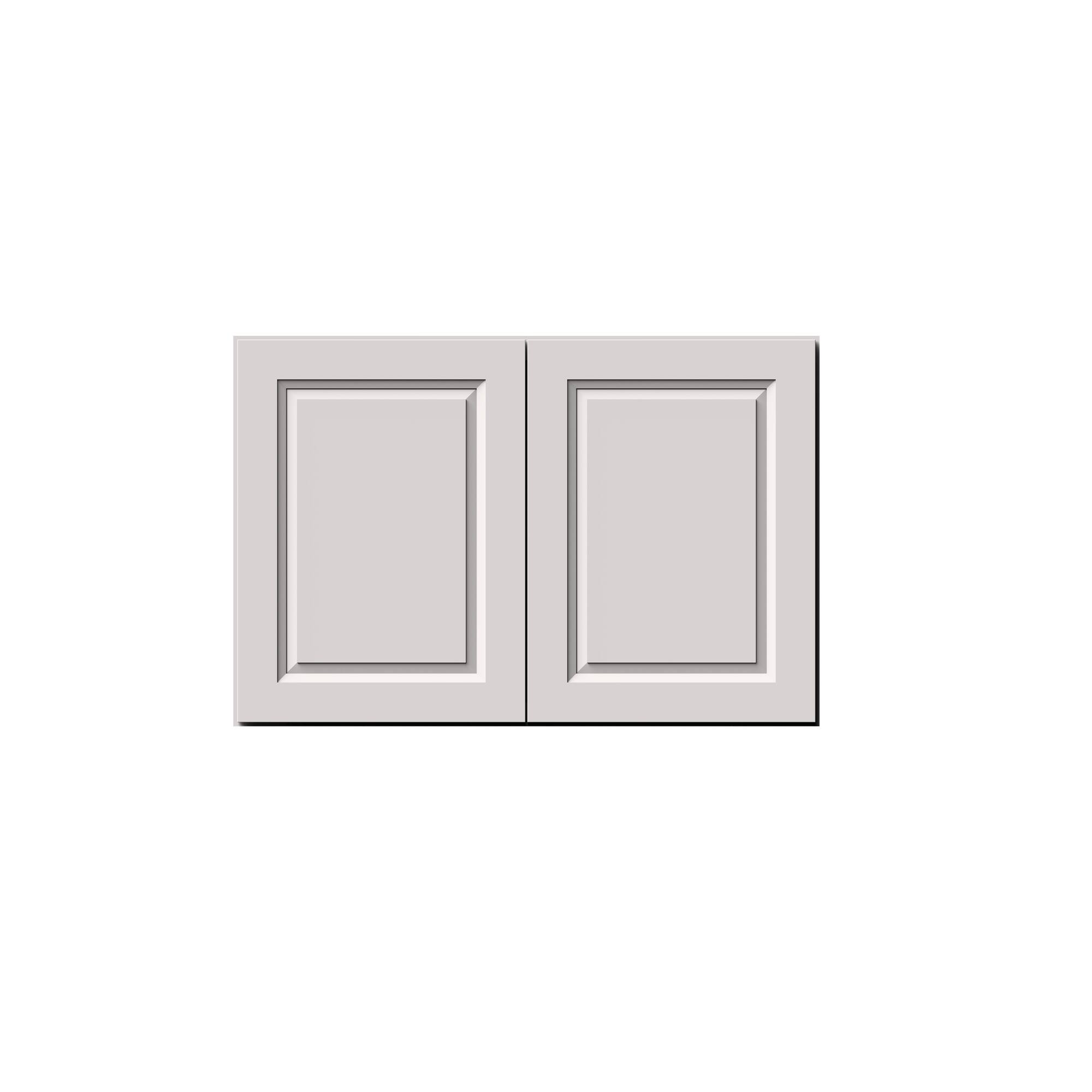 Alt View 1. Boyel Living - 36-in W x 24-in H x 27-in D Shaker Deep Kitchen Wall Cabinet with Soft-Close Doors - Glacier White.