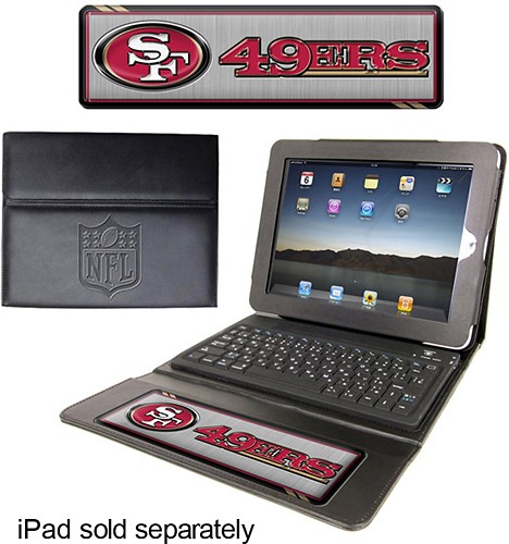 OFFICIAL NFL SAN FRANCISCO 49ERS GRAPHICS LEATHER BOOK CASE FOR APPLE iPAD