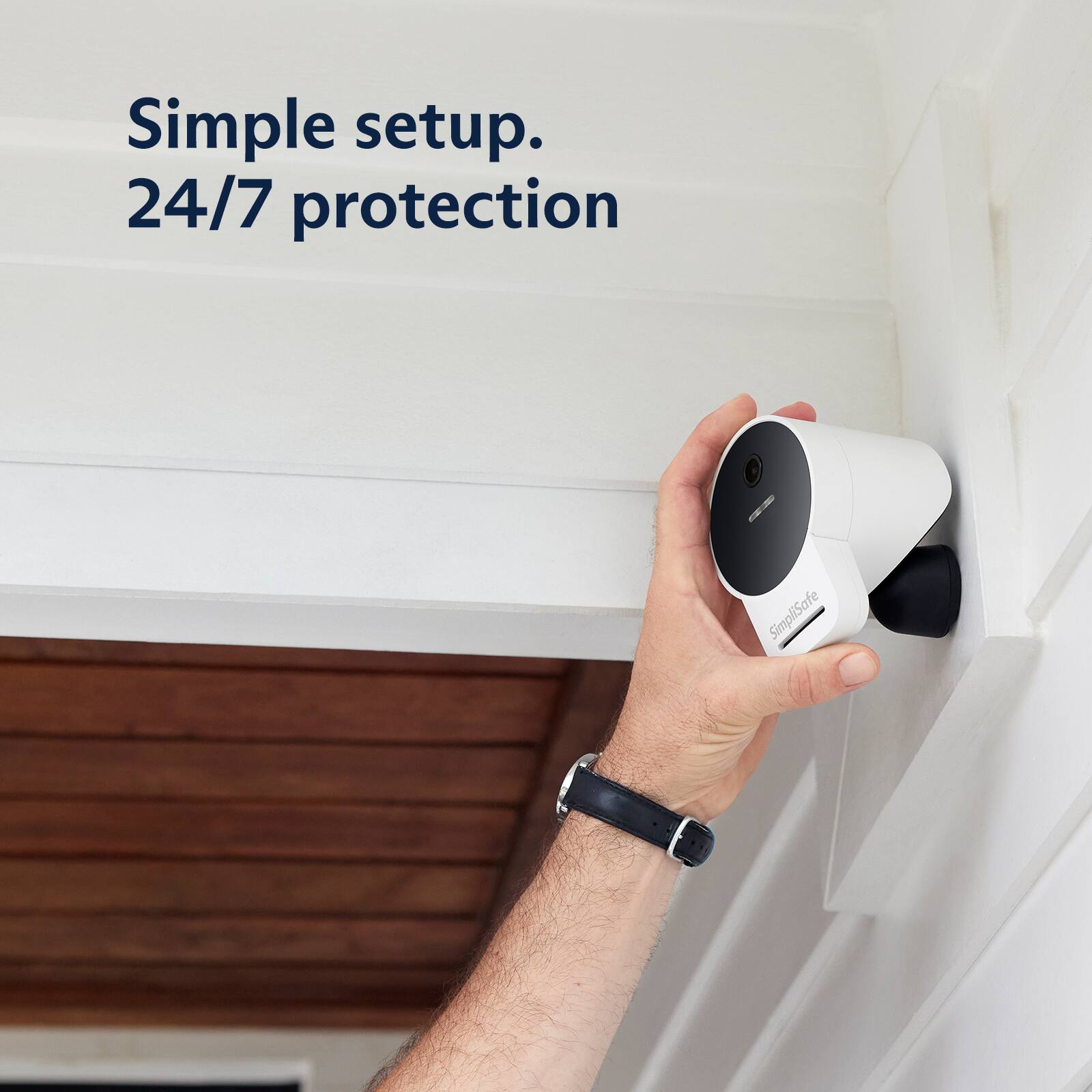 Simple setup. 24/7 protection SimpliSafe.
