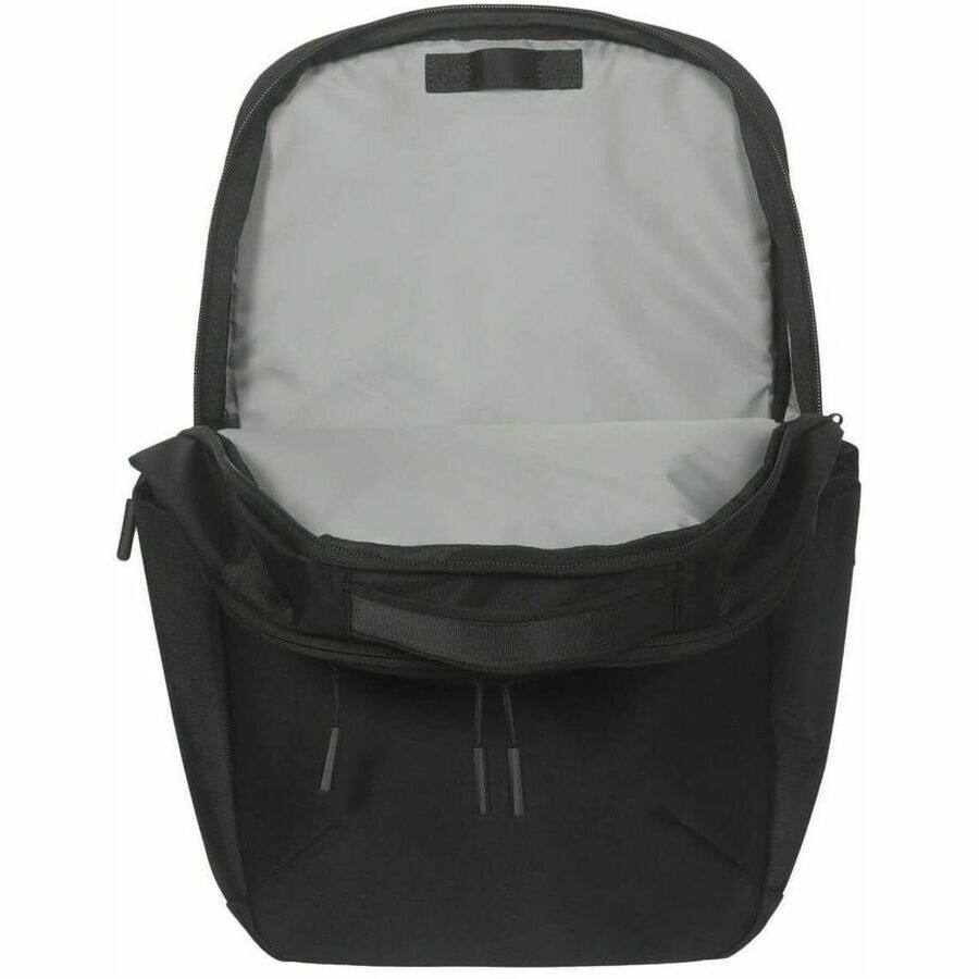 Alt View 1. Targus - Targus Work+ TBB657GL Carrying Case (Backpack) for 13" to 16" Notebook - Black - Plastic Body - Fabric Interior Material - Black.