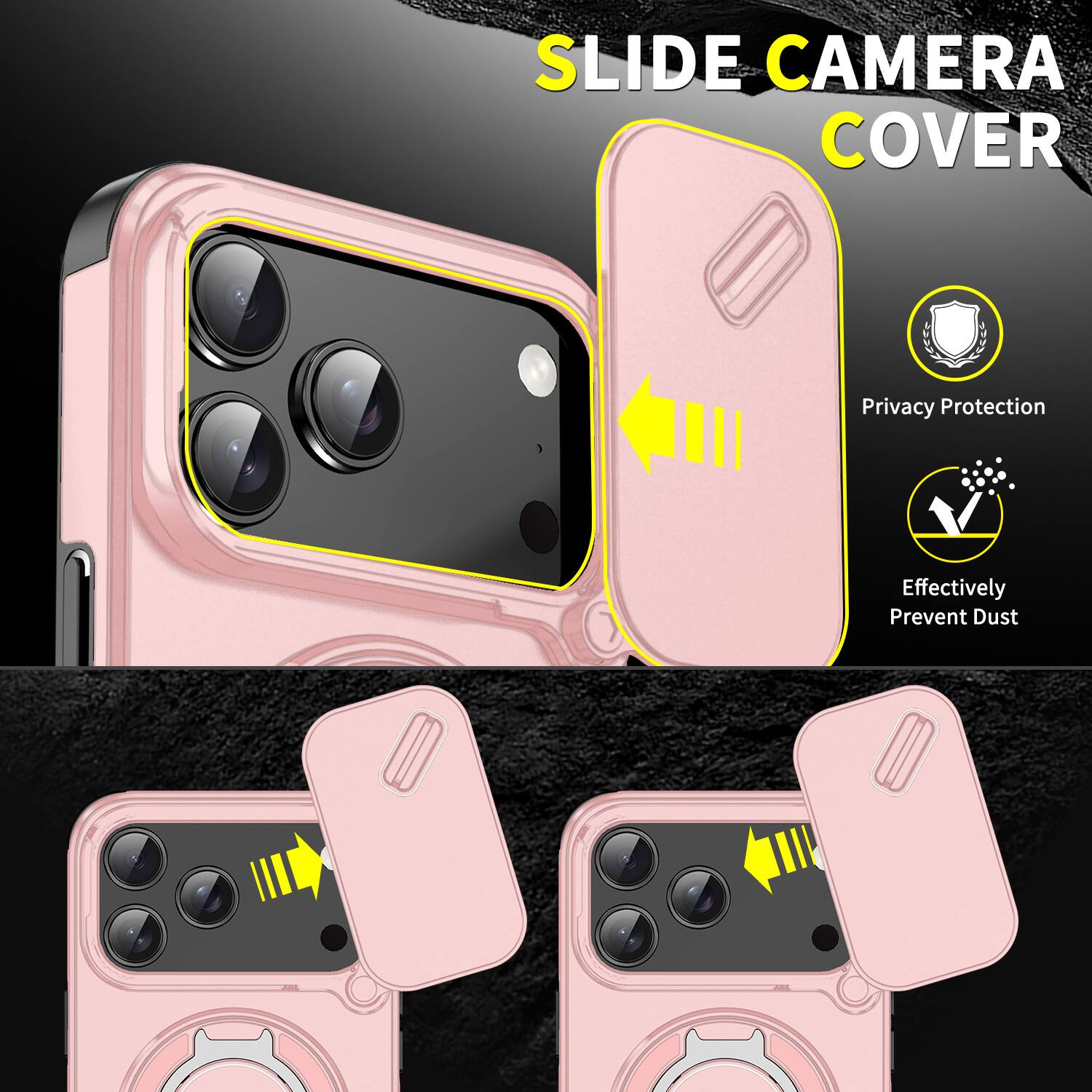 SLIDE CAMERA COVER  
Privacy Protection  
Effectively Prevent Dust