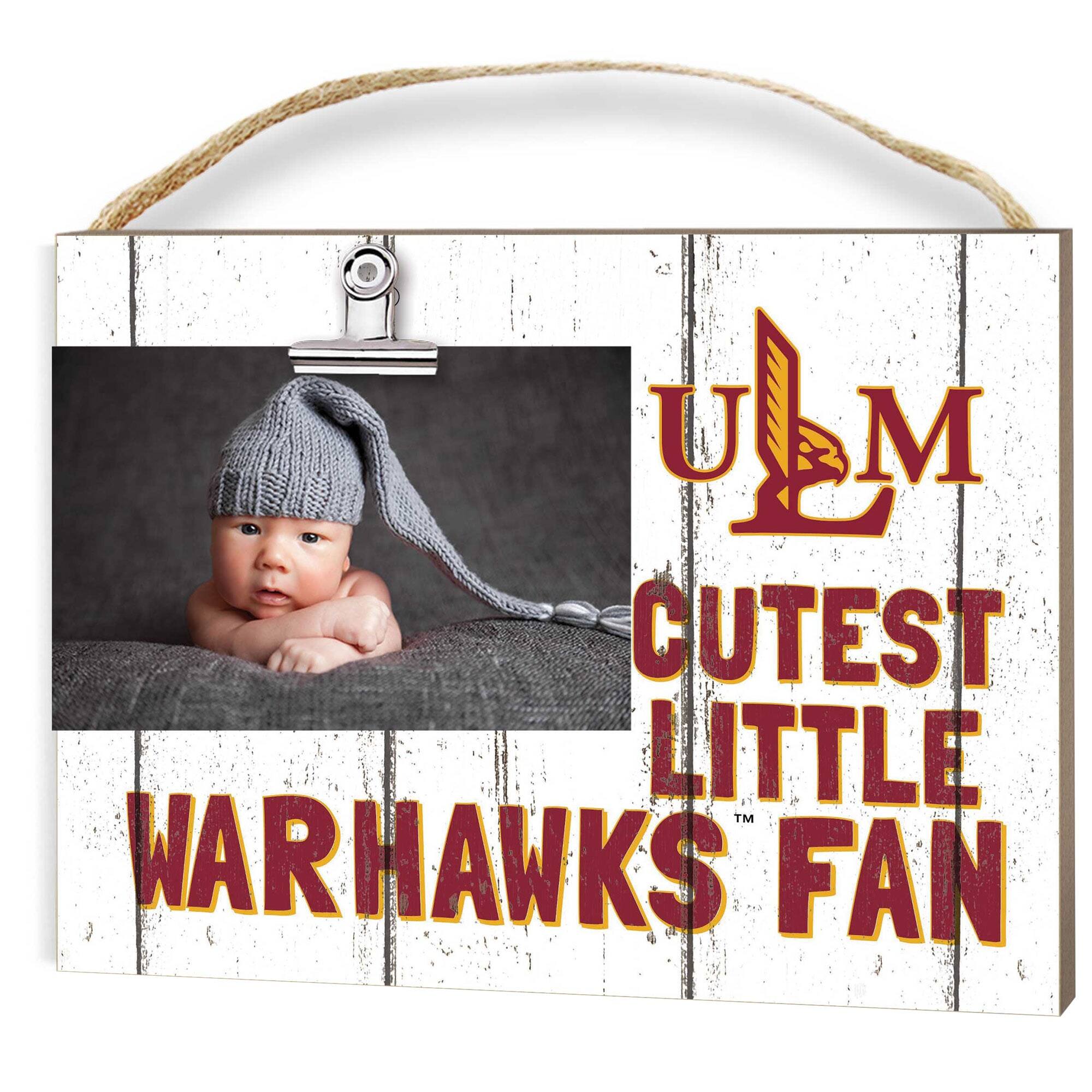 ULM Warhawks 8" x 10" Cutest Little Fan Weathered Team Logo Clip Photo Frame