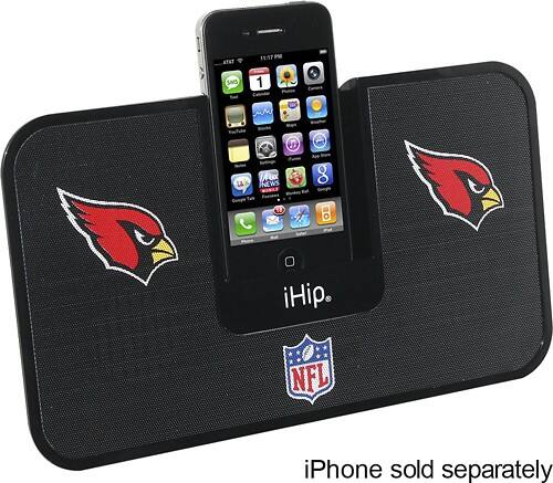 Angle Standard. iHip - Arizona Cardinals iDock Speakers.