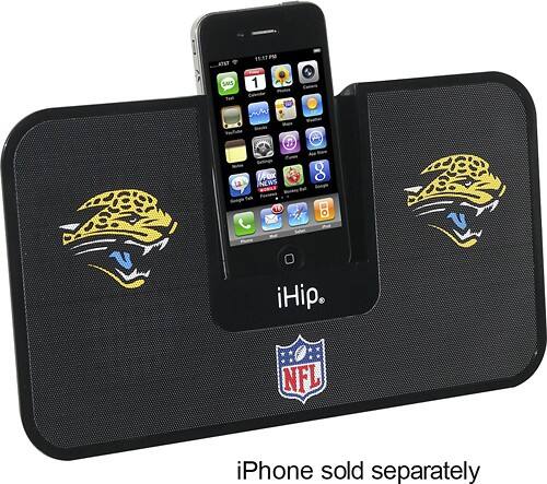 Angle Standard. iHip - Jacksonville Jaguars iDock Speakers.