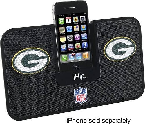 Angle Standard. iHip - Green Bay Packers iDock Speakers.