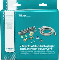 Smart Choice - 6' Deluxe Dishwasher Install Kit - Multi - Front_Zoom