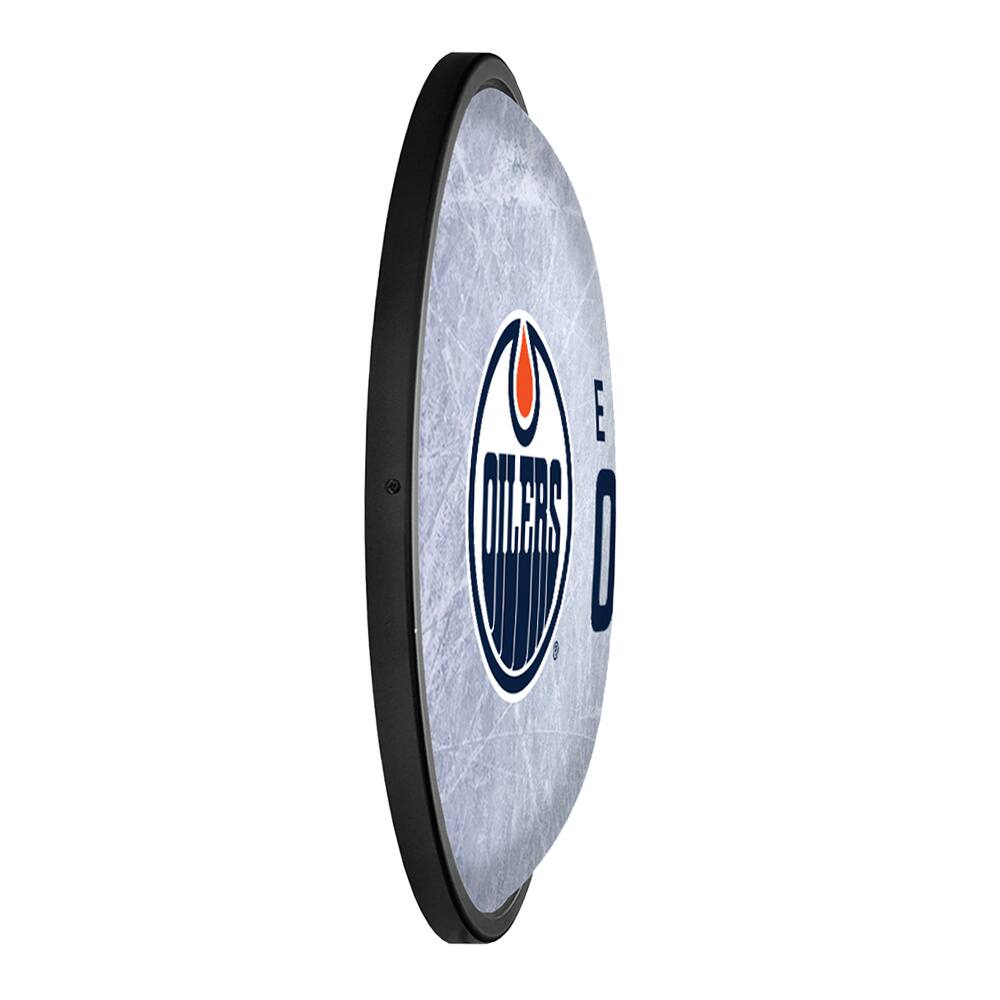Alt View 2. The Fan-Brand - Edmonton Oilers 18'' x 14'' Team Slimline Illuminated Wall Sign - Multicolor.