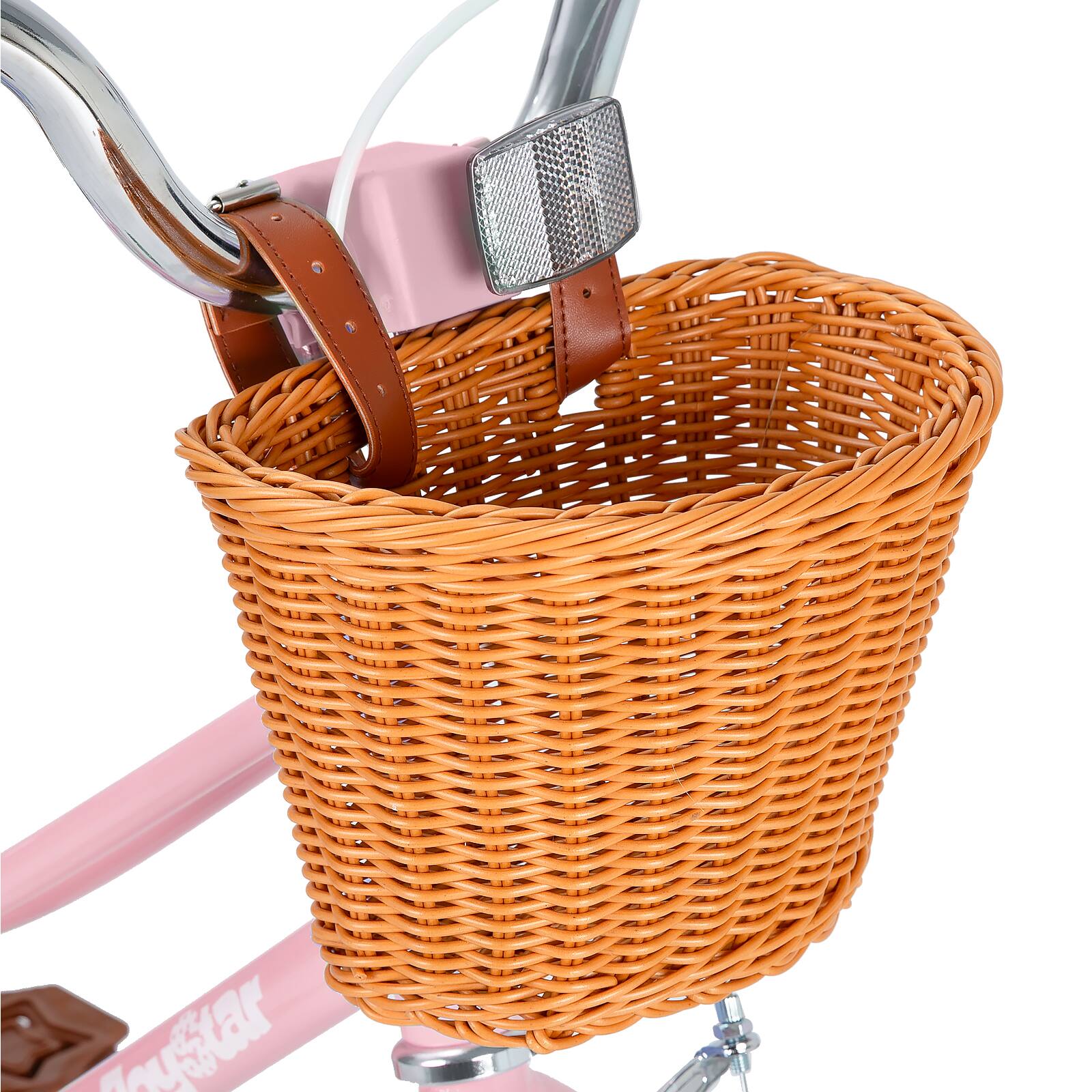 Alt View 4. JOYSTAR - JOYSTAR Fantasy 16 Inch Kids Bike with Training Wheels & Basket, Children's Bike for 4-7 Years Old Boys Girls, Pink - Pink.