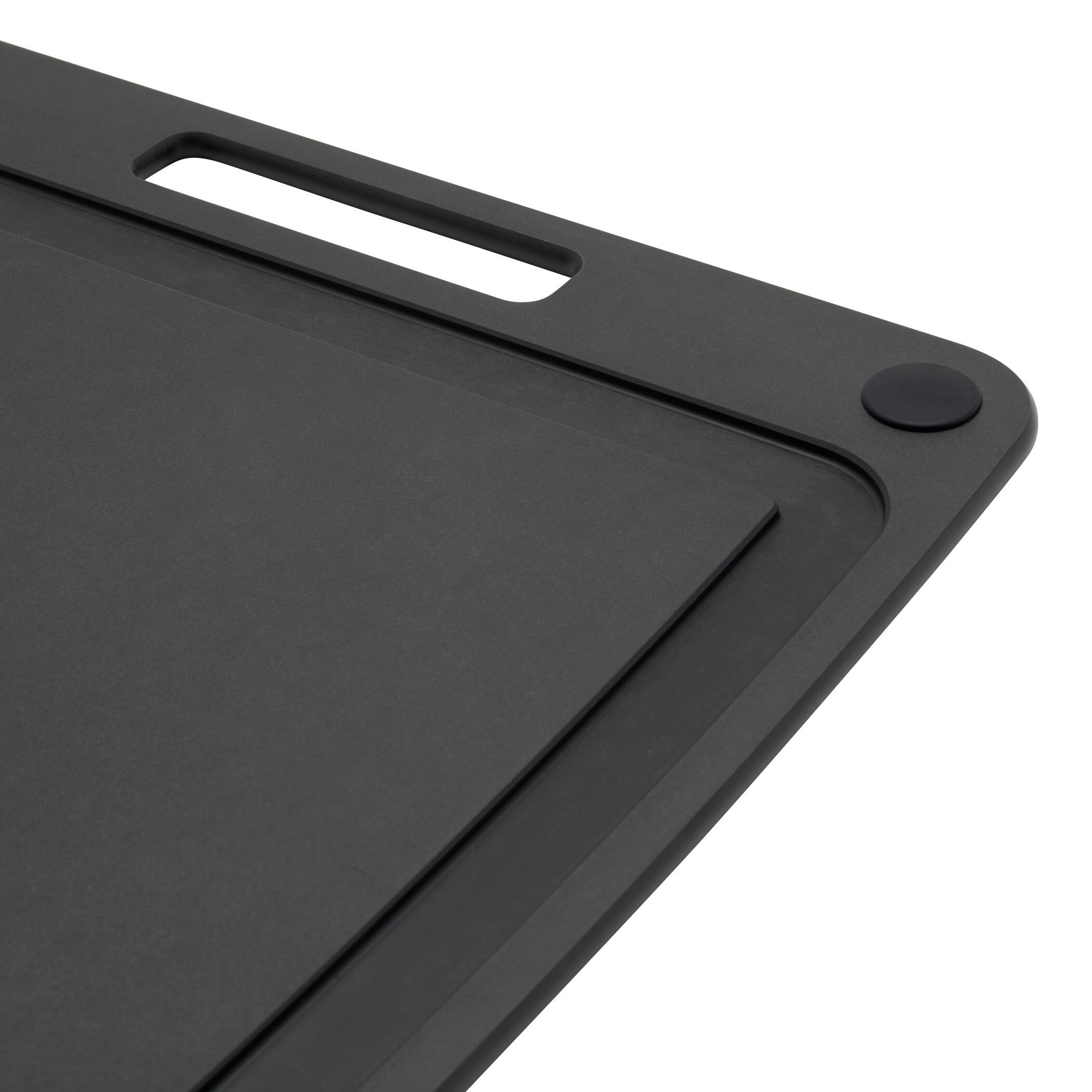 Alt View 2. ZWILLING - ZWILLING Plant Fiber 14-in x 11.25-in Non-Slip Cutting Board - Slate - Slate.