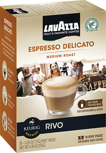 Best Buy: Keurig Rivo Lavazza Delicato Espresso Cups (18-Pack)