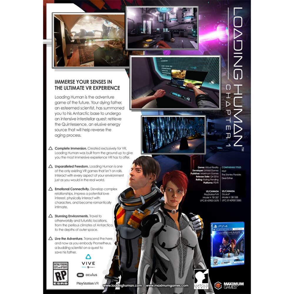 Alt View 11. Maximum Games - Loading Human: Chapter One.