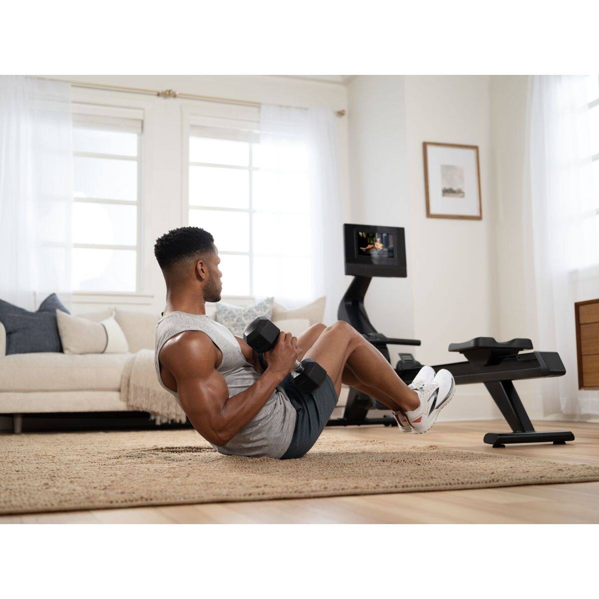 Alt View 15. NordicTrack - NordicTrack RW700 Rower for Interactive, Full-Body Workouts - Black.