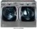 Alt View Zoom 6. LG - 5.2 Cu. Ft. High Efficiency Front-Load Washer with Steam and TurboWash Technology - Graphite steel.