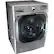 Left. LG - 5.2 Cu. Ft. High-Efficiency Front-Load Washer with Steam and TurboWash Technology - Graphite Steel.
