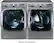 Alt View 14. LG - 9.0 Cu. Ft. Gas Dryer with Steam and Sensor Dry - Graphite Steel.