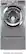 Alt View 13. LG - 4.5 Cu. Ft. 12-Cycle Front-Loading Washer - Graphite Steel.