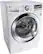 Angle. LG - 4.5 Cu. Ft. 12-Cycle Front-Loading Washer with Steam - White.