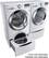 Alt View 13. LG - 4.5 Cu. Ft. 12-Cycle Front-Loading Washer with Steam - White.