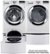 Alt View Zoom 14. LG - 4.5 Cu. Ft. 12-Cycle Front-Loading Washer with Steam - White.