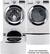 Alt View 14. LG - 4.5 Cu. Ft. 12-Cycle Front-Loading Washer with Steam - White.
