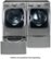 Alt View Zoom 13. LG - 9.0 Cu. Ft. Electric Dryer with Steam and Sensor Dry - Graphite Steel.