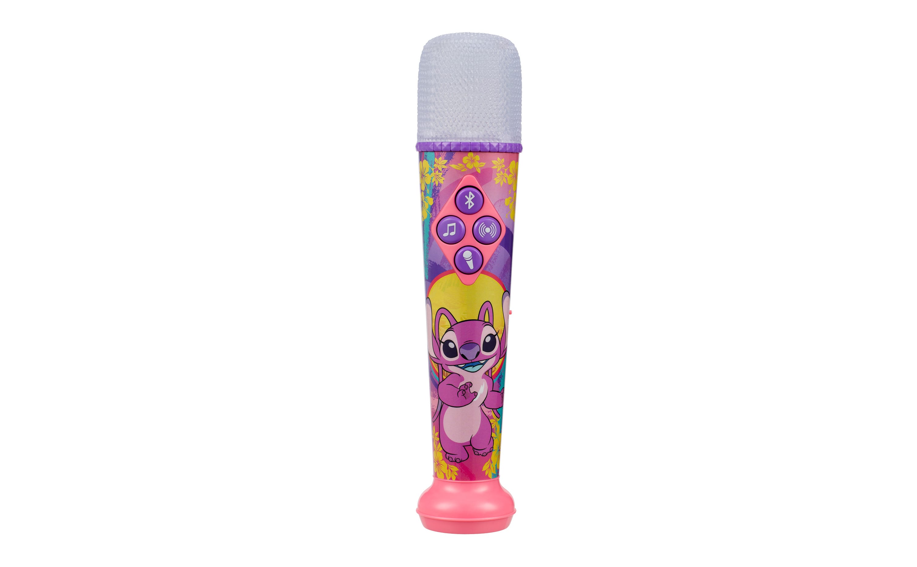 eKids - Disney Stitch Angel Bluetooth Karaoke Microphone for Kids
