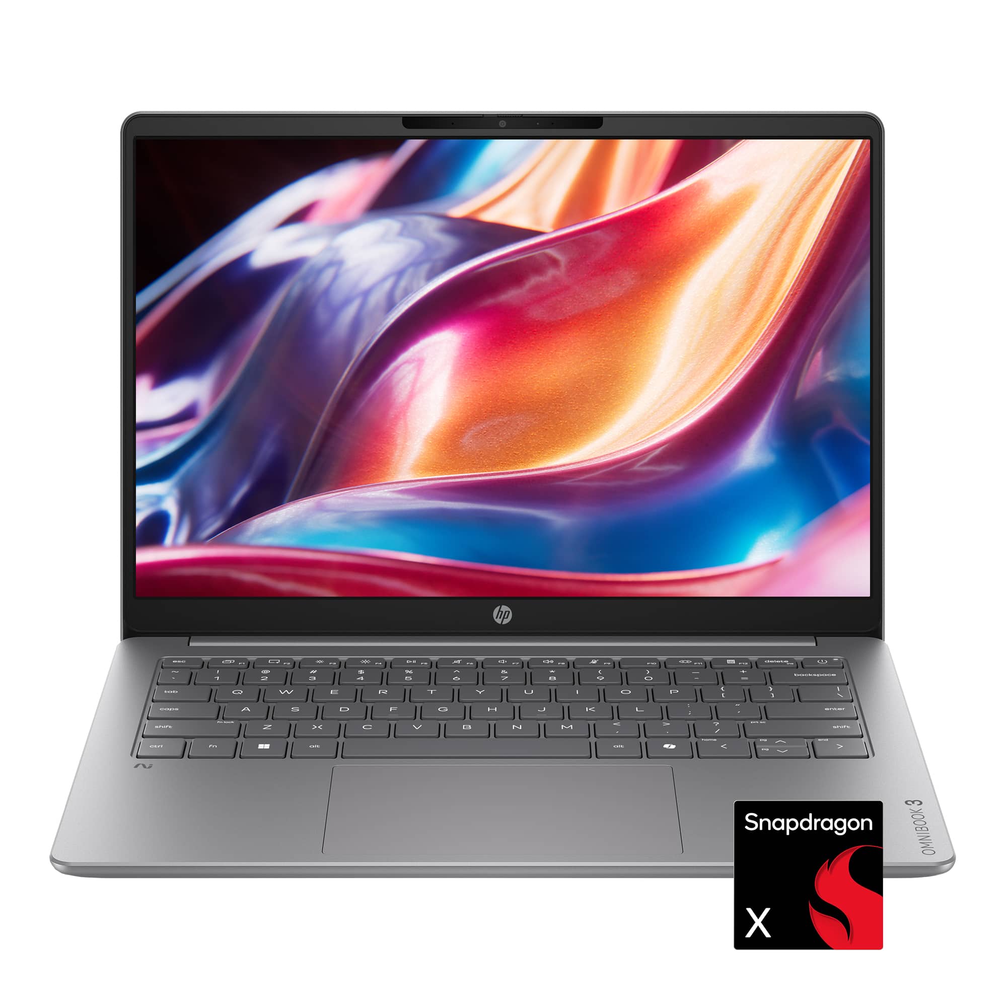 HP - OmniBook 3 - 14 2K OLED Laptop - Snapdragon X (8-core)