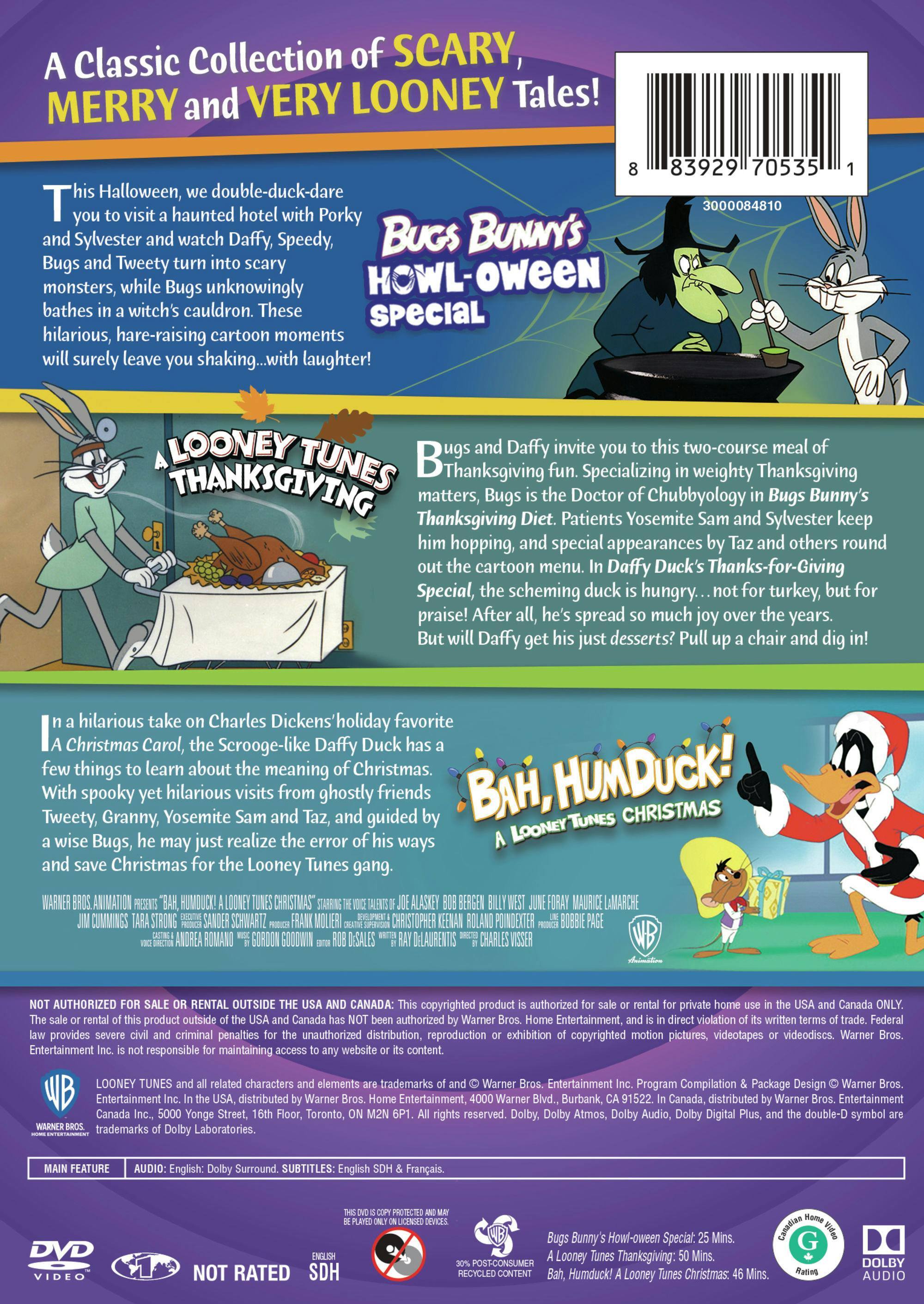 Angle. Looney Tunes: Holiday Collection (DVD Triple Feature) [DVD].