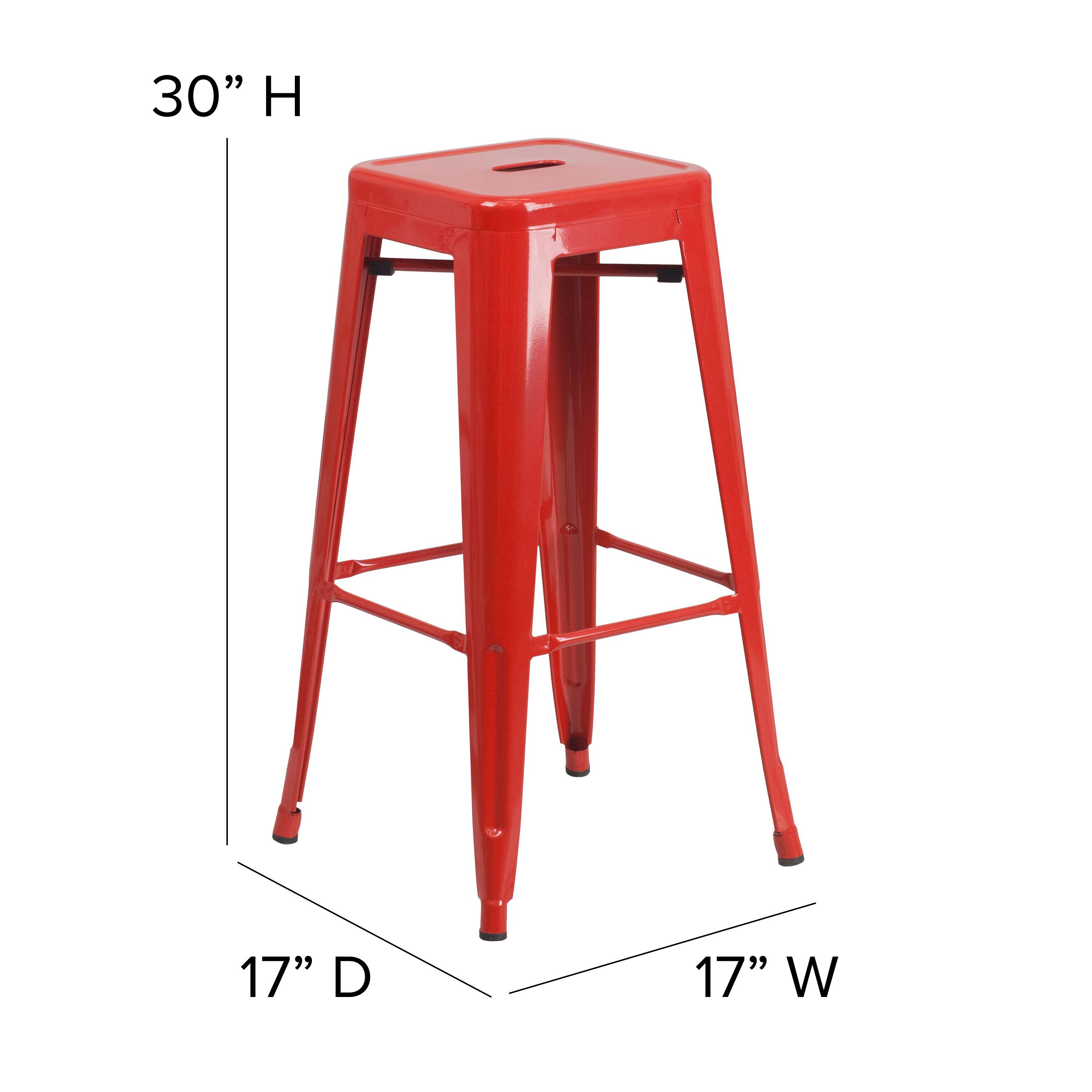 30" H 17" D 17" W