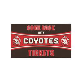 Evergreen Enterprises - South Dakota Coyotes 16" x 28" Come Back with Tickets Indoor/Outdoor Mat - Multicolor