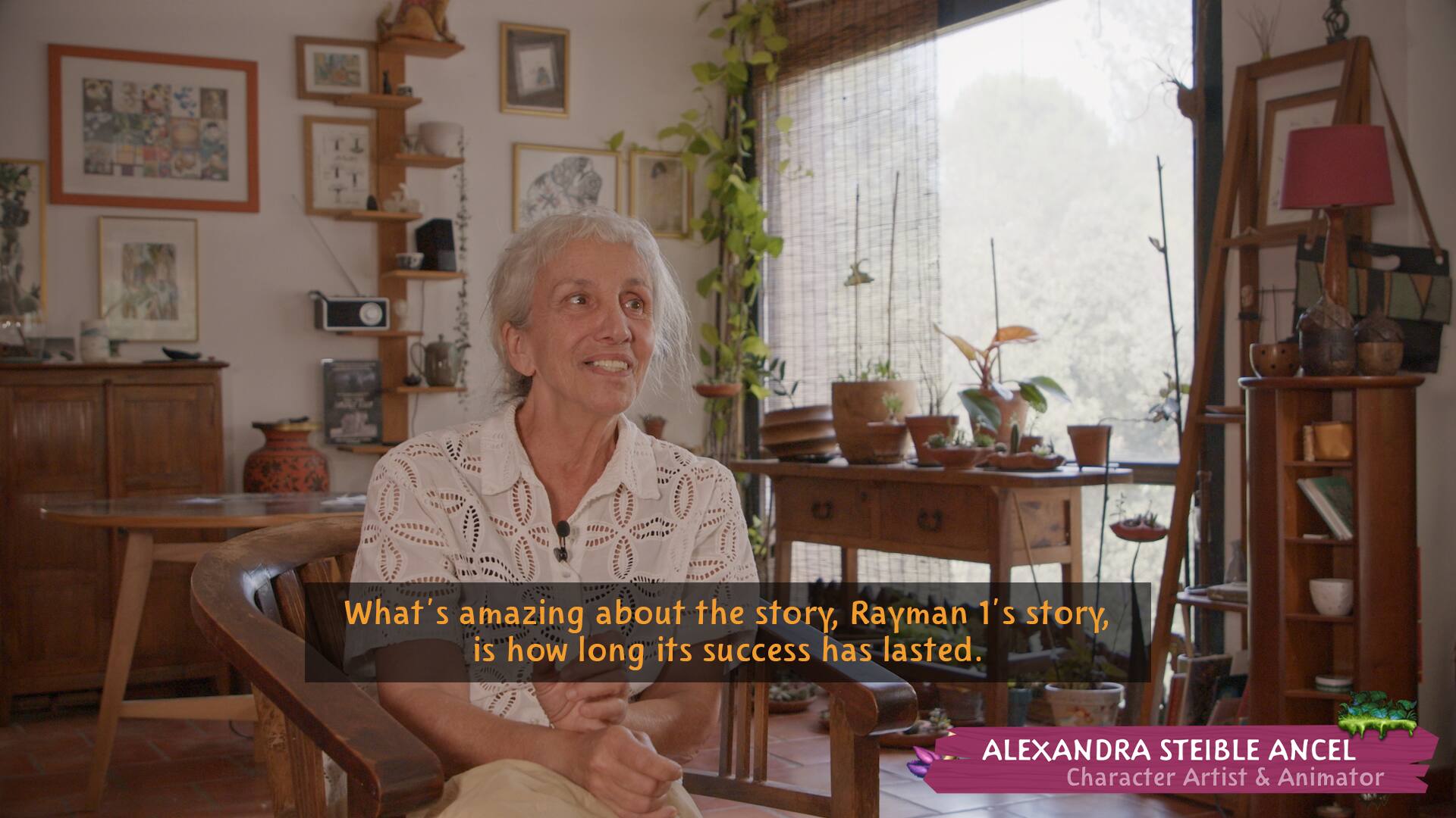 What's amazing about the story, Rayman 1's story, is how long its success has lasted.

ALEXANDRA STEIBLE ANCEL  
Character Artist & Animator