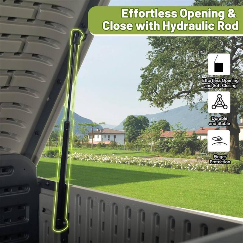 Effortless Opening & Close with Hydraulic Rod  
Effortless Opening and Soft Closing  
Durable and Stable  
Finger Protection