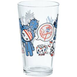 tokidoki - New York Yankees 16oz. Pint Glass - Multicolor