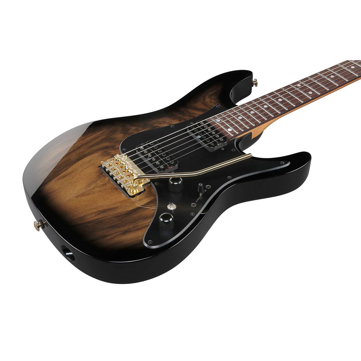 Alt View 5. Ibanez - Ibanez AZ Premium Series AZ41P1EW Electric Guitar, Natural Gray Burst.