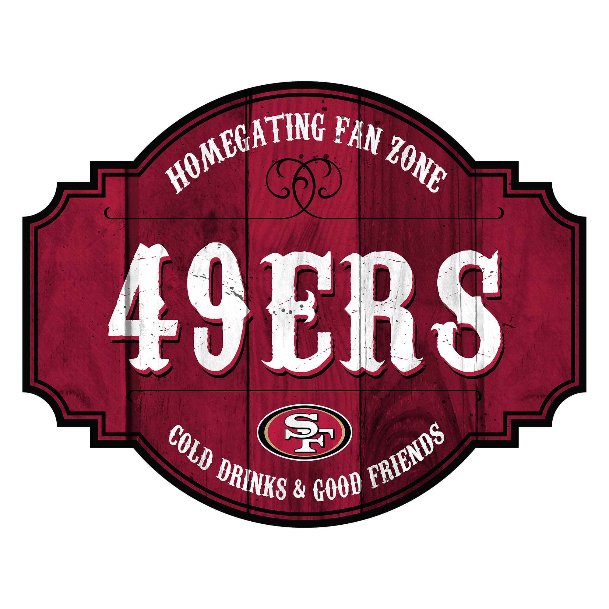 Fan Creations - San Francisco 49ers 24'' Homegating Tavern Sign - Multicolor price history on PriceWatchPro