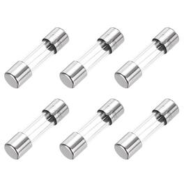 Unique Bargains - 7A 250V 5x20mm Time Delay Glass Fuse UL Listed Slow Blow Fuse for Home Appliances 6pcs