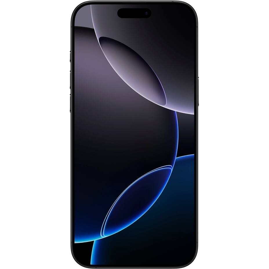 Left. Apple - iPhone 16 Pro Max 256GB 6.9" 5G Fully Unlocked, Titanium - Black.