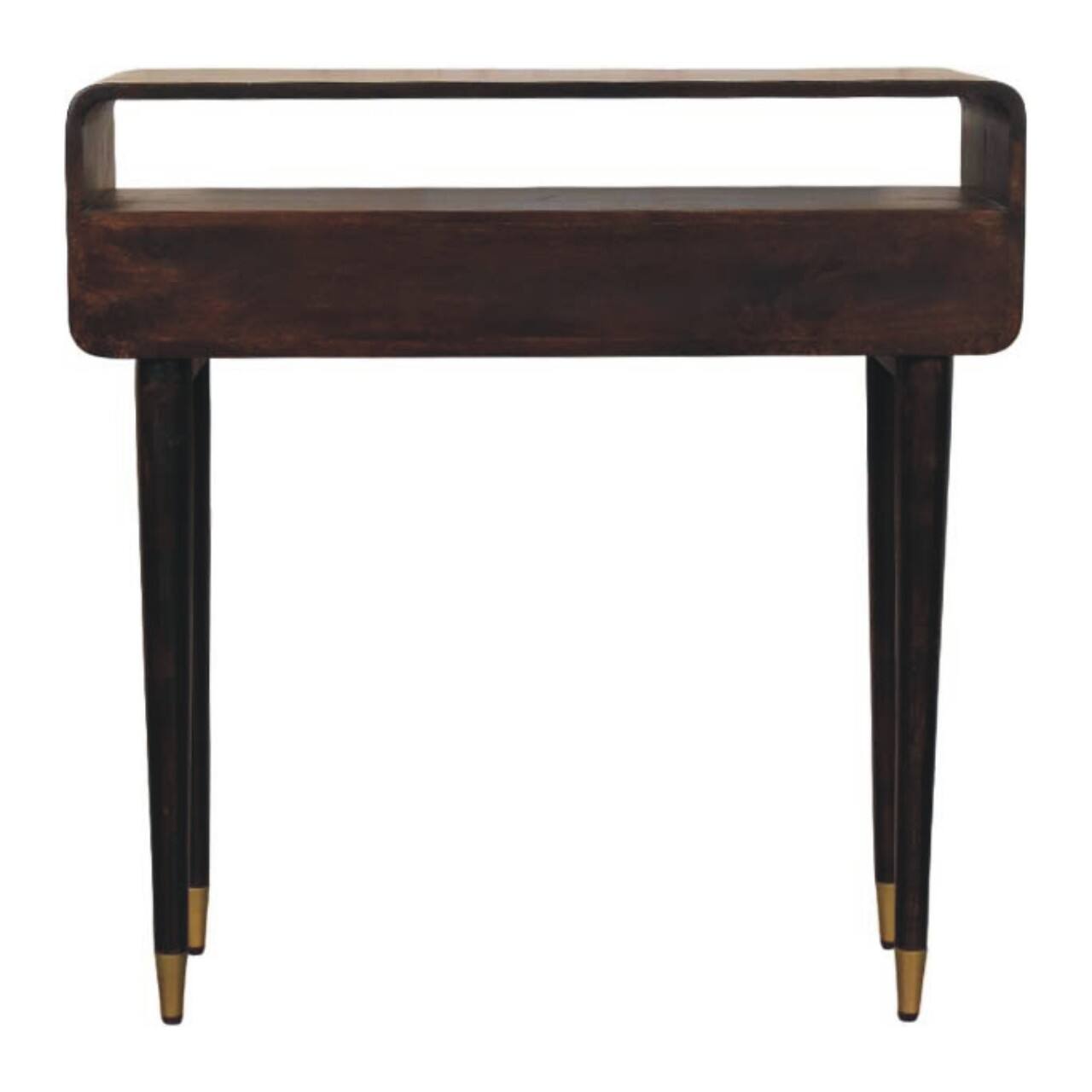 Back. Artisan Furniture - Artisan Furniture Solid Wood Apollo Loop Console Desk - Brown.