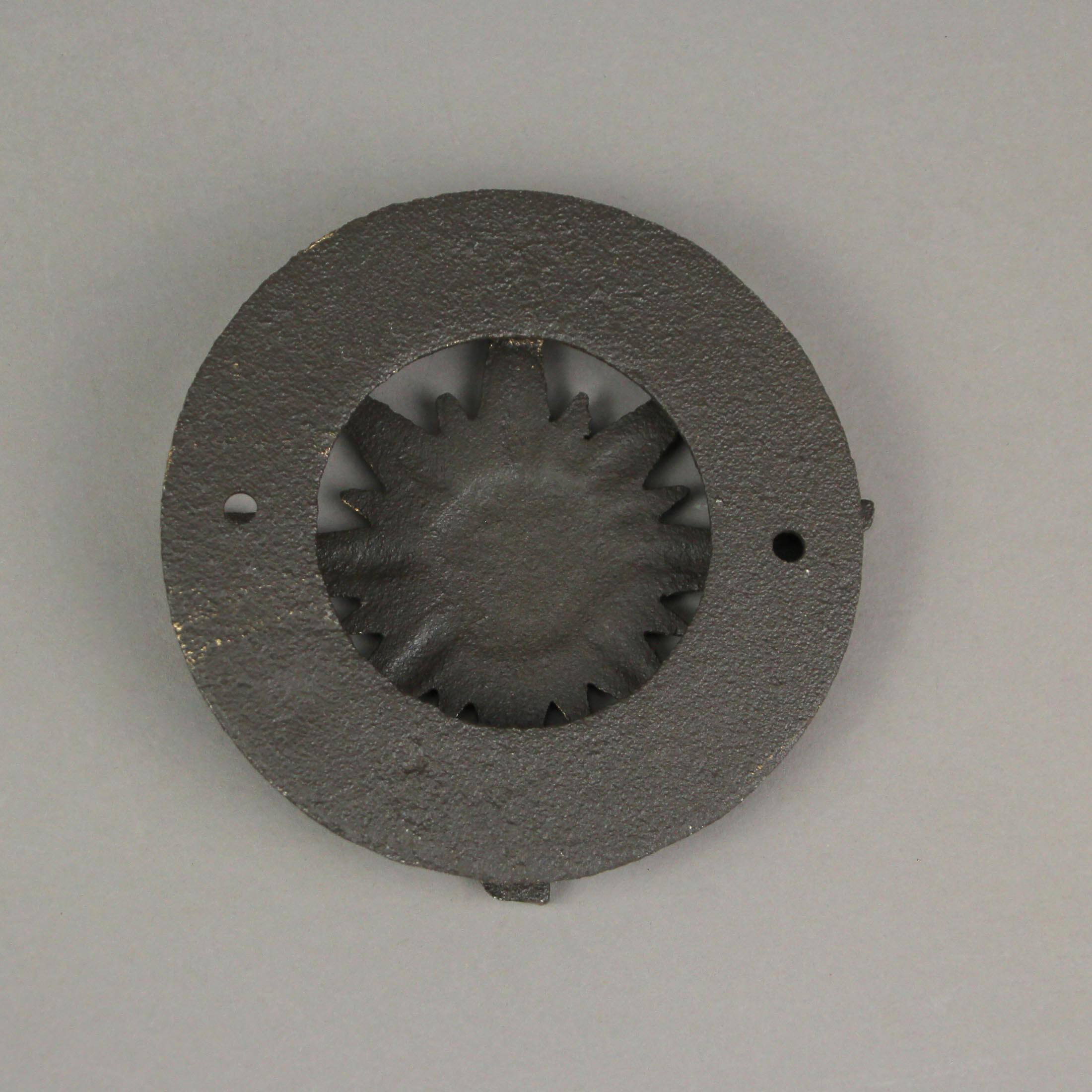 Alt View 4. Zeckos - Bronze Cast Iron Decorative Sun Compass Rose Door Knocker Rustic Home Decor - Bronze.