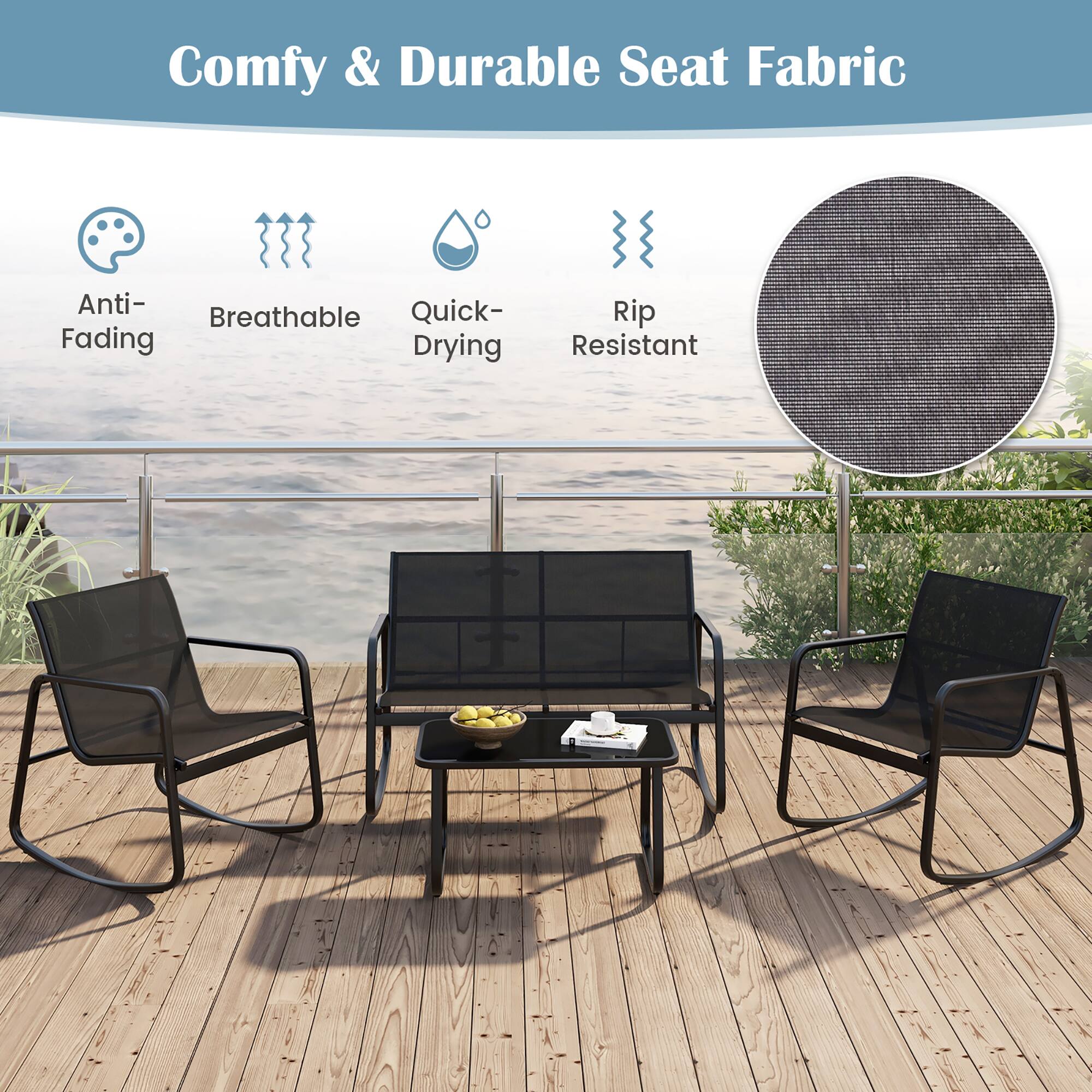Comfy & Durable Seat Fabric

- Anti-Fading
- Breathable
- Quick-Drying
- Rip Resistant