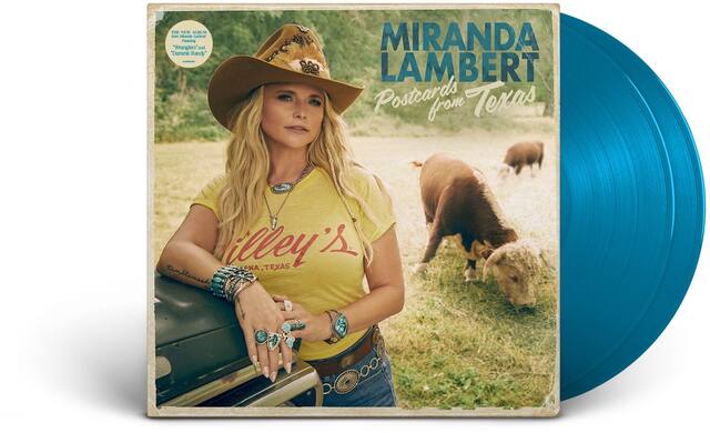MIRANDA LAMBERT
Postcards from Texas
THE NEW ALBUM FROM MIRANDA LAMBERT
"Wranglers" and "Dammit Randy"
Elley's
FENNA, TEXAS